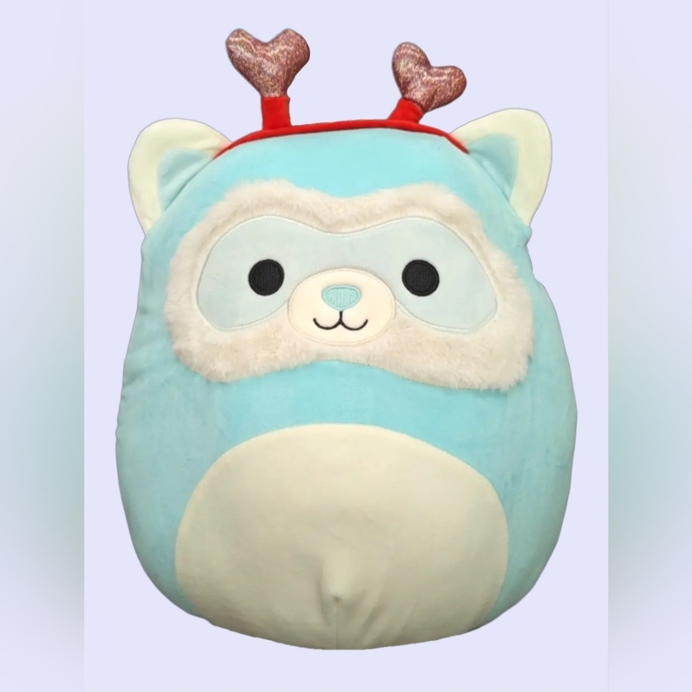 Squishmallow - Anneli - Light Blue Plush with Heart Antlers